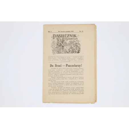 "PASIECZNIK WZOROWY", [kompletny pierwszy rocznik], Lwów 1918